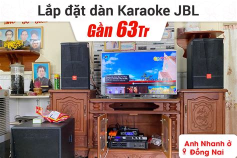 Lắp đặt dàn karaoke JBL 76tr cho anh Toàn tại Hải Phòng JBL XS12