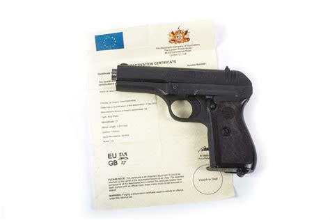 EU-deactivated Pistole Modell 27 or CZ-27 – fjm44