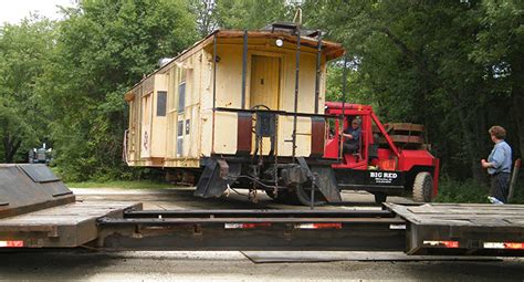 East Troy Railroad Museum - Big Red Machinery Movers