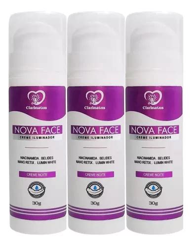 Kit Nova Face Creme Clareador De Manchas E Marcas Parcelamento Sem Juros