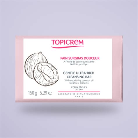 Topicrem Gentle Ultra Rich Cleansing Bar 150gm Glanis Life Care