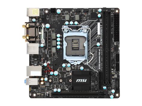 MSI B150I GAMING PRO AC LGA 1151 Mini ITX Intel Motherboard Newegg