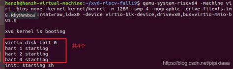 Xv6 Riscv多核启动及ls命令内容简述xv6 Riscv Smp Csdn博客