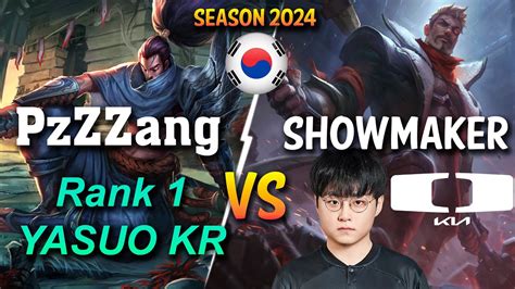 PzZZang Vs DK ShowMaker BEST YASUO KR Vs ShowMaker JAYCE Mid Patch