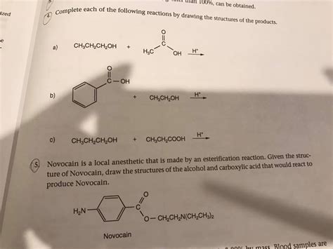 Solved Complete Each Of The Following Reactions By Drawing Chegg