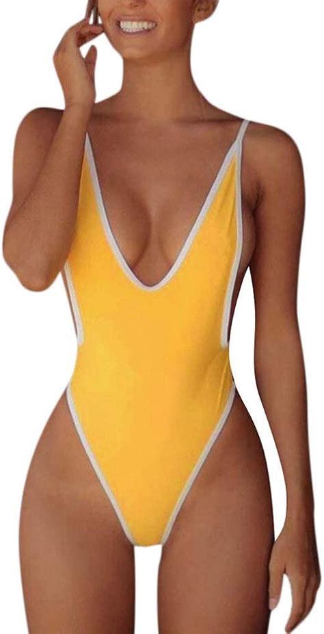 Innerternet Maillot De Bain Une Pi Ce Femme String Vachette Bikini