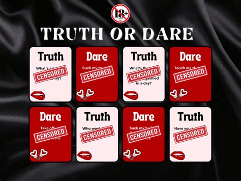 KINKY Truth Or Dare Cards Steamy Sex Game For Him Or Her Mature Adults Game For Any