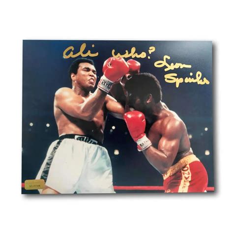 Leon Spinks Signed 8x10 Photo Inscribed Ali Who Michael 8x Muhammad Ali 2 Inscriptagraphs