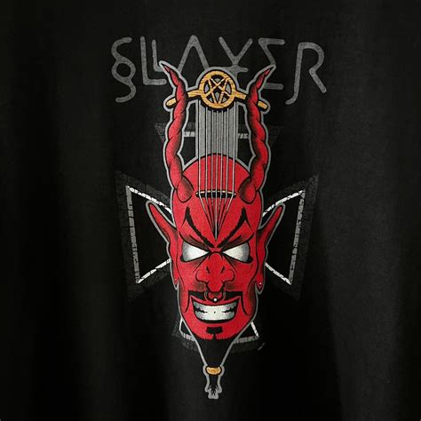 Vintage Slayer Diabolus In Musica T Shirt A Depop