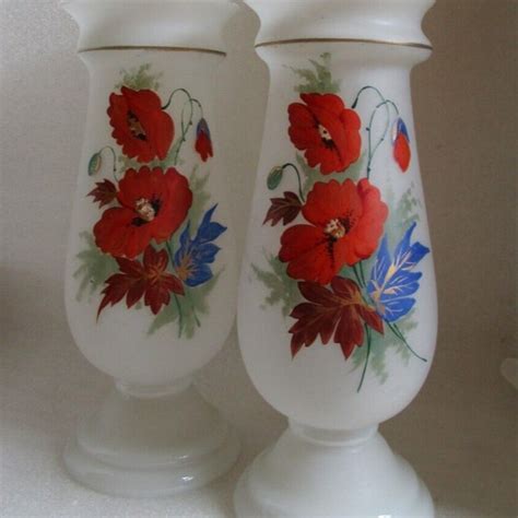 Victorian Mantle Vases Etsy