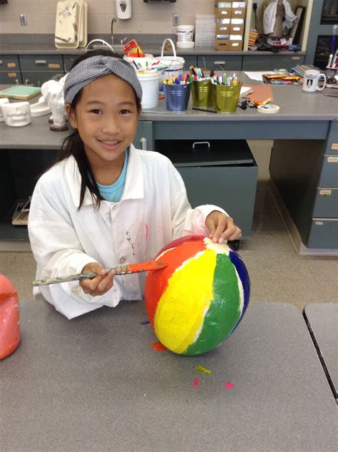 Karrer Art 104 6th Grade Hard At Work On Their Hot Air Balloons