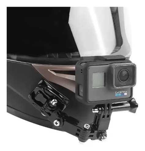 Kit Suporte Lateral Para Capacete Gopro Sjcam Eken Parcelamento Sem Juros