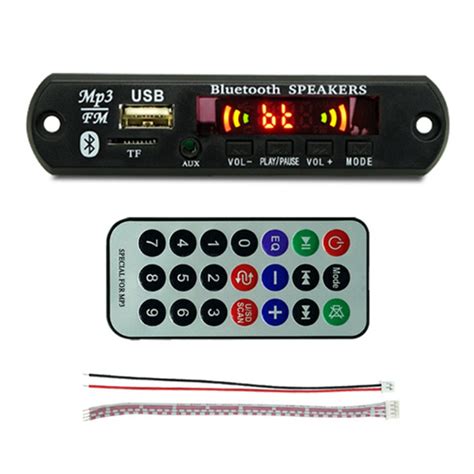 (U P E Y) Bluetooth 12 В MP3 WMA декодер доска аудио модуль FM AUX USB ...