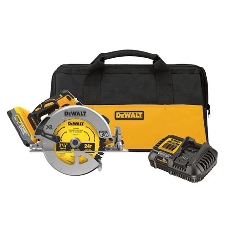 Dewalt Xr 20 Volt Max 7 14 In Brushless Cordless Circular Saw Kit 1 Battery And Charger Included