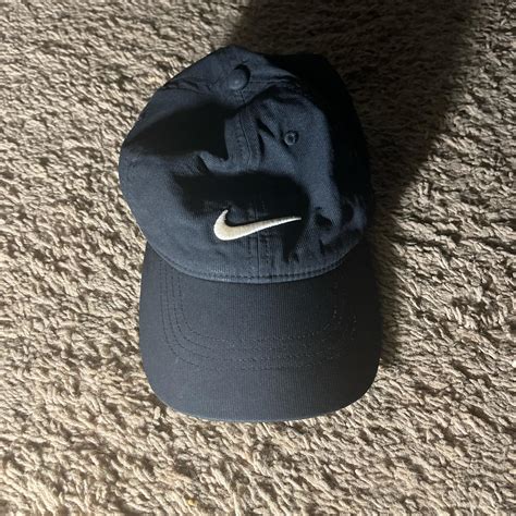 Black and white Nike hat Worn twice 5$ shipping ... - Depop