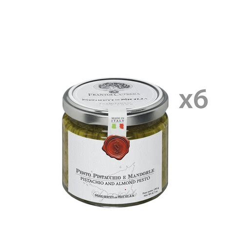 Vasetti Pesto Di Pistacchio E Mandorle Gr Segreti Di Sicilia