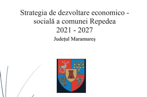 Strategia De Dezvoltare Economico Social A Comunei Repedea