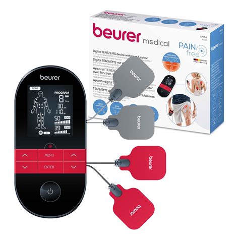 Buy Beurer EM59 Digital TENS EMS Device With Heat 4 In 1 Stimulation