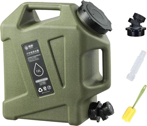 L Gallon Camping Water Jug With Spigot Water Storage Containers