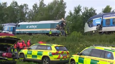 Czech Republic Train Crash Three Dead And Dozens Injured As Two