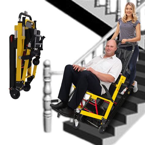 Buy AIBOTY Electric Climbing Stair Wheelchair Foldable Automatic Electric Wheelchair Stair Lift ...