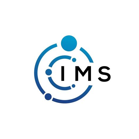 ims letter technology logo design  white background ims creative