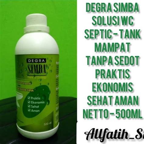 Jual Degra Simba Pengurai WC Septic Tank Mampet Di Lapak Allfatih