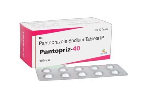 Pantoprazole Sodium Pancer 40 40mg Enteric Coated Tablet