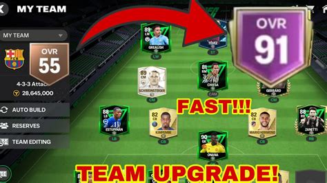 HOW TO UPGRADE YOUR TEAM FAST IN FC MOBILE DO THIS YouTube