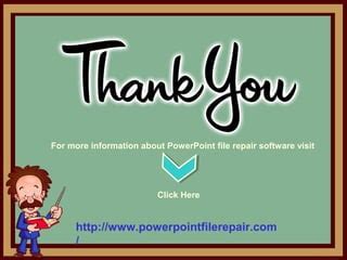 Repair Corrupt Ppt File By Using Ppt Recovery Tool Ppt