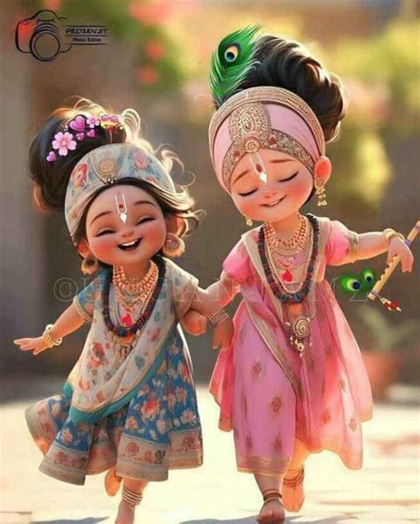 Pin by Suranjana on ভকত in 2023 Cute krishna Cute cartoon pictures