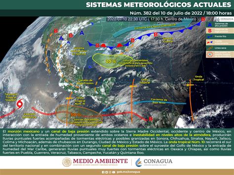 La Onda Tropical Se Desplazar Al Sur De Las Costas De Jalisco