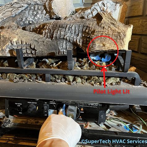 how to light a gas fireplace