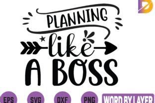 Planning Like A Boss Graphic By DesigncrativeABK Creative Fabrica