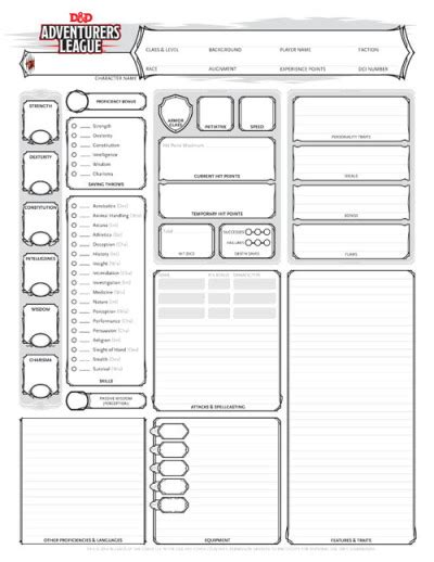 The Evolution Of Dandd Character Sheets 1974 2014 Tumbex