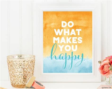 Do What Makes You Happy Poster Print Wall Art Decor Poster Prints