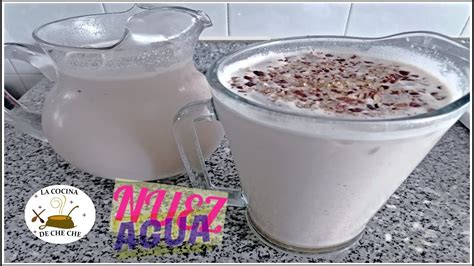 Agua De Nuez Cremosa Estilo La Michoacana YouTube