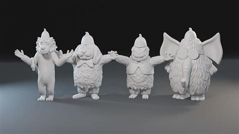 The Banana Splits 3d Model 3d Printable Cgtrader