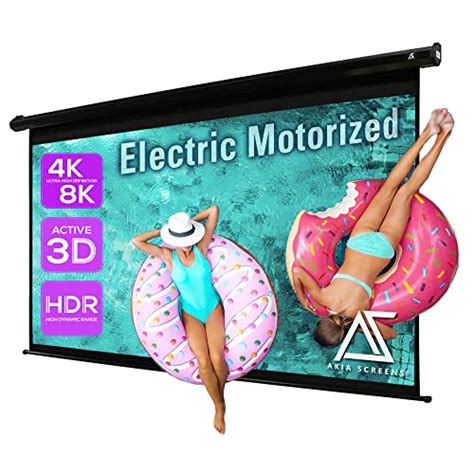 Top 10 4K Motorized Projector Screen of 2022 - Katynel