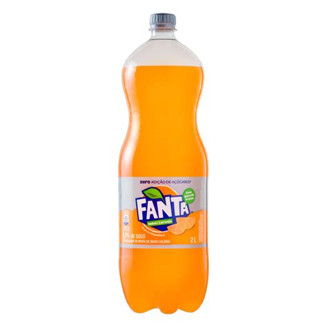 Refrigerante Fanta Sabor Laranja Zero Pet L Clube Extra