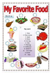 My Favorite Food Worksheet