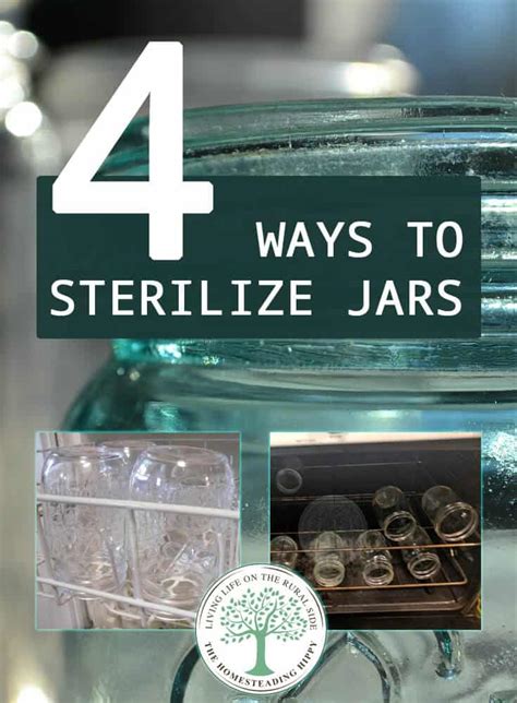 4 Ways To Sterilize Jars