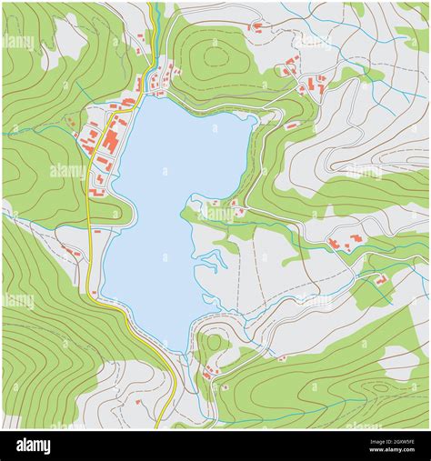 Mappa Topografica In Rilievo Immagini Vettoriali Stock Alamy