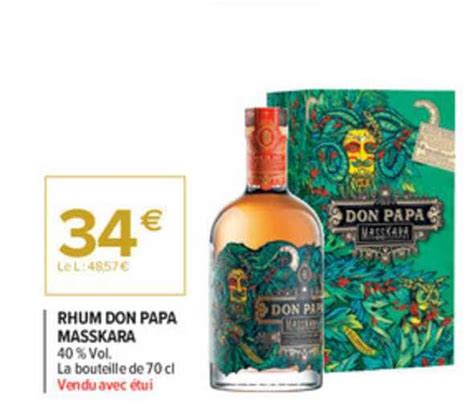 Offre Rhum Masskara Don Papa Chez E Leclerc