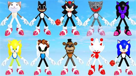 Find The Sonic Morphs How To Get All 30 New Badges And Morphs Part 6