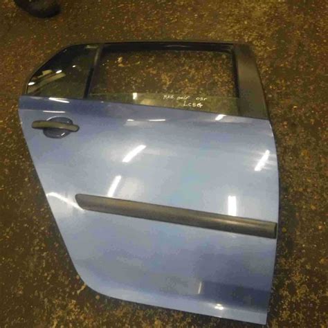 Volkswagen Golf MK5 2003 2009 Drivers OSR Rear Door Blue LC5G Store