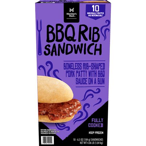 Frozen Bbq Pork Rib Sandwich Discount Buy Meesenburg Kz