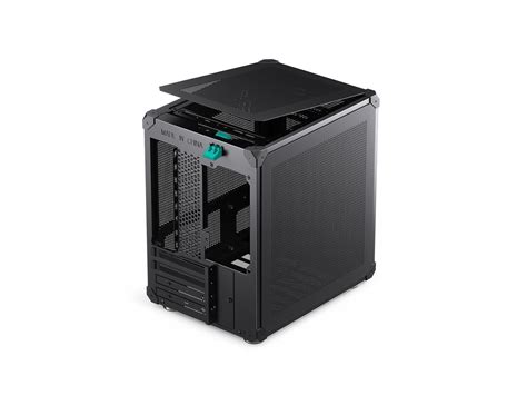 JONSBO C6 BLACK MATX Mesh Case,Simple Compact Desktop Micro ATX Chassis ...