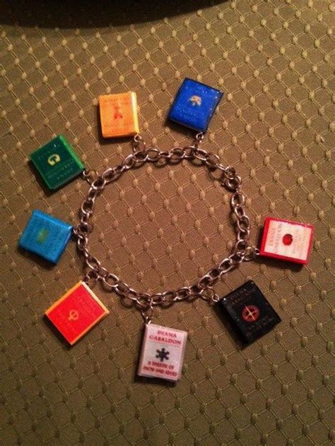 Mini Book Charm Bracelet The Outlander Series By Gidgetstreasures