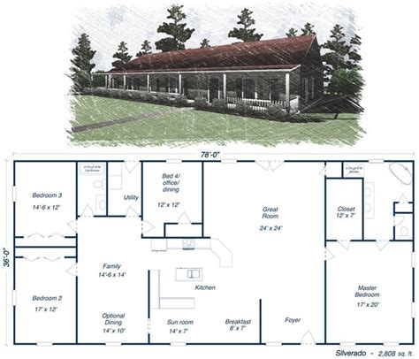 30X50 Metal Building Floor Plans - floorplans.click